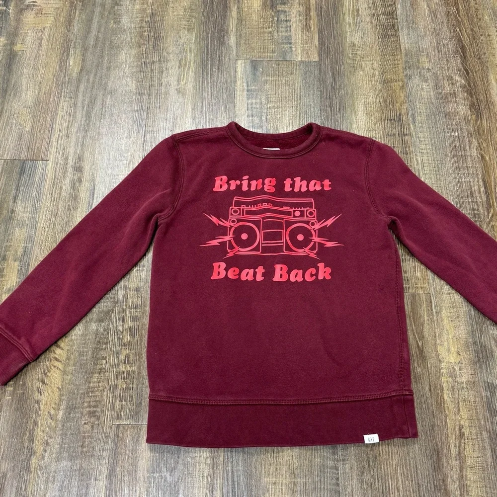 GAP Kids Sweatshirts - Yellow, Gray, and Maroon Set Cotton Polyester Bundle of 3